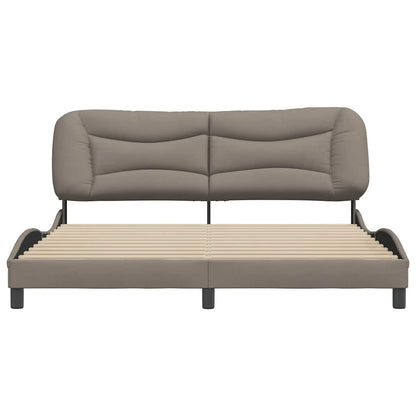Rám Postele Bez Matrace Hvar Taupe 180 X 200 Cm Textil
