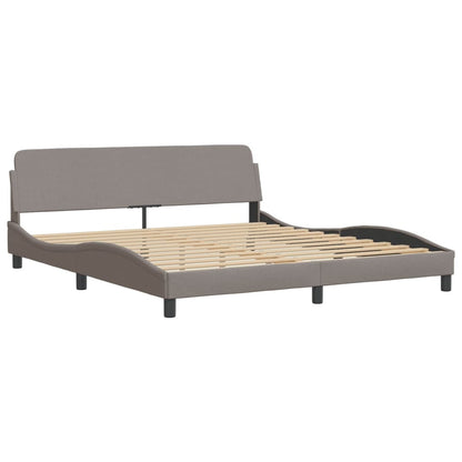 Rám Postele Bez Matrace Hvar Taupe 180 X 200 Cm Textil