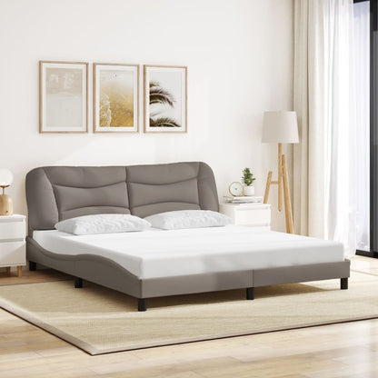 Rám Postele Bez Matrace Hvar Taupe 180 X 200 Cm Textil