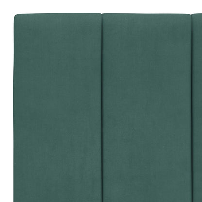 Rám Postele Bez Matrace Hanko Tmavě Zelená 100 X 200 Cm Samet