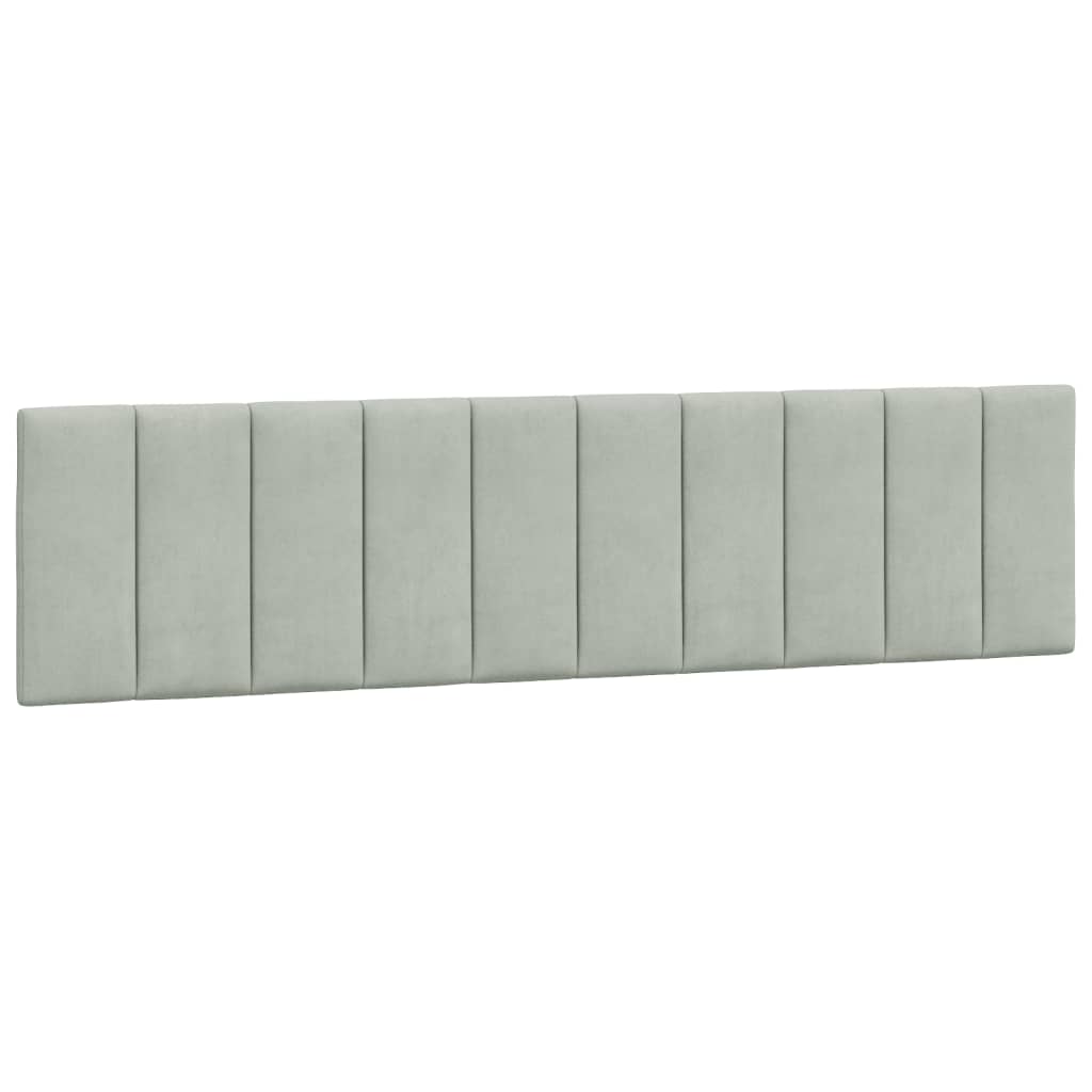 Rám Postele Bez Matrace Hanko Světle Šedý 200 X 200 Cm Samet
