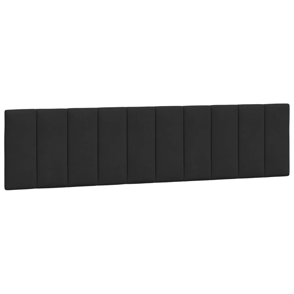 Rám Postele Bez Matrace Hanko Černý 200 X 200 Cm Samet