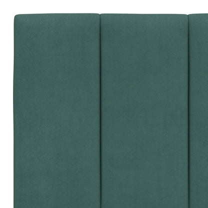Rám Postele Bez Matrace Hanko Tmavě Zelená 200 X 200 Cm Samet