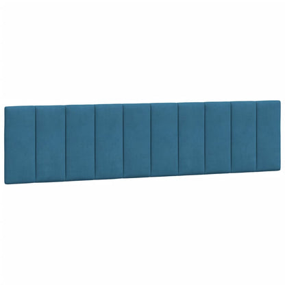 Rám Postele Bez Matrace Hanko Modrý 200 X 200 Cm Samet