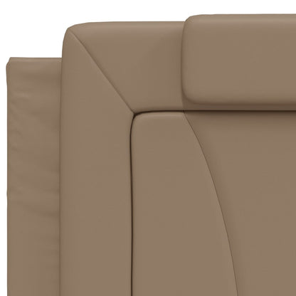 Rám Postele Viana Bez Matrace Cappuccino 200X200 Cm Umělá Kůže