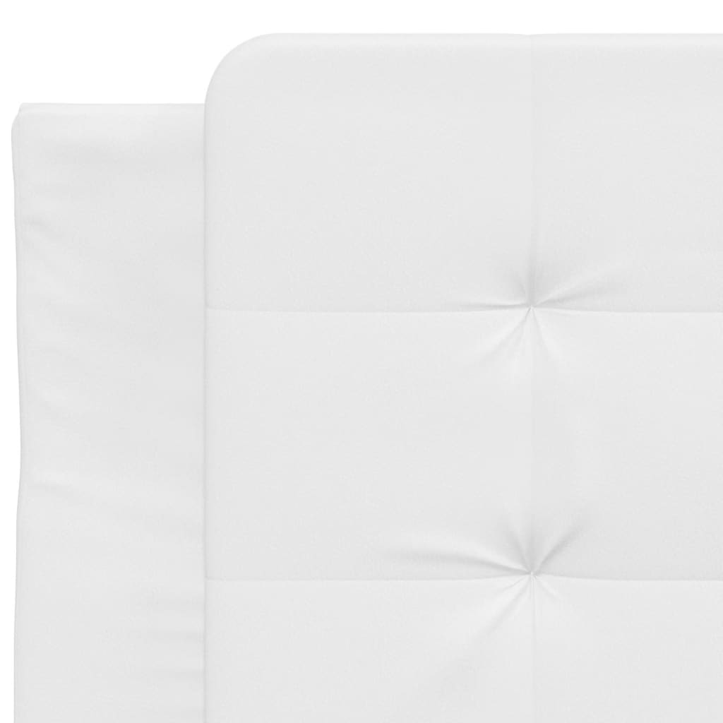 Rám Postele Bez Matrace Zadar Bílý 80 X 200 Cm Umělá Kůže