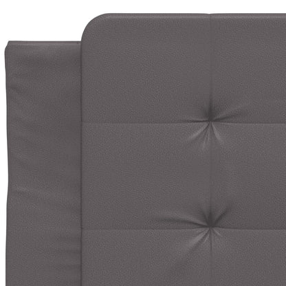 Rám Postele Bez Matrace Zadar Šedý 90X200 Cm Umělá Kůže