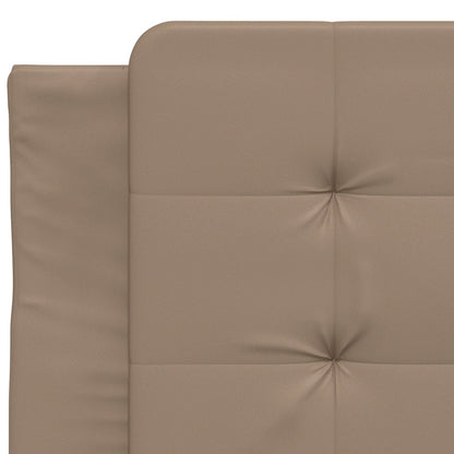Rám Postele Bez Matrace Zadar Cappuccino 90X200 Cm Umělá Kůže