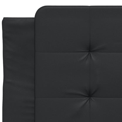 Rám Postele Bez Matrace Zadar Černý 100X200 Cm Umělá Kůže