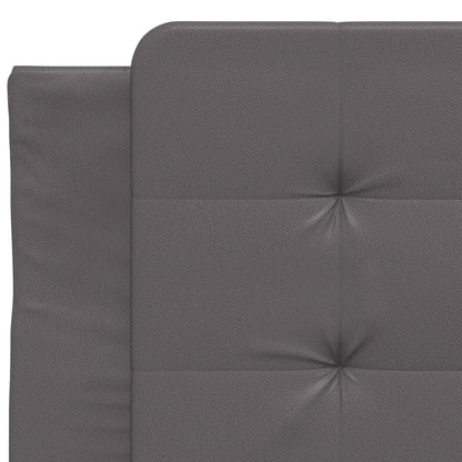 Rám Postele Bez Matrace Zadar Šedý 100X200 Cm Umělá Kůže