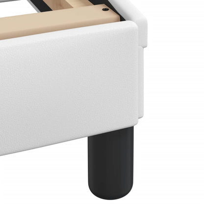 Rám Postele Bez Matrace Zadar Bílý 120X200 Cm Umělá Kůže