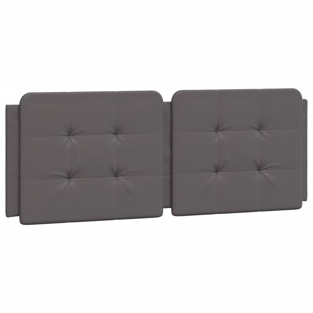 Rám Postele Bez Matrace Zadar Šedý 140X190 Cm Umělá Kůže