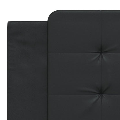 Rám Postele Bez Matrace Zadar Černý 180X200 Cm Umělá Kůže