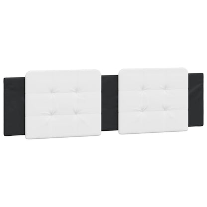Rám Postele Bez Matrace Zadar Černý A Bílý 180 X 200 Cm Umělá Kůže