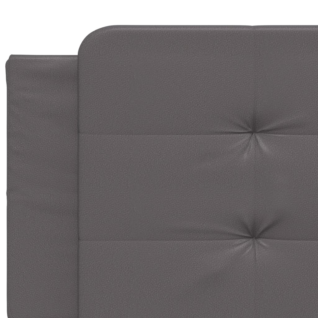 Rám Postele Bez Matrace Zadar Šedý 200X200 Cm Umělá Kůže