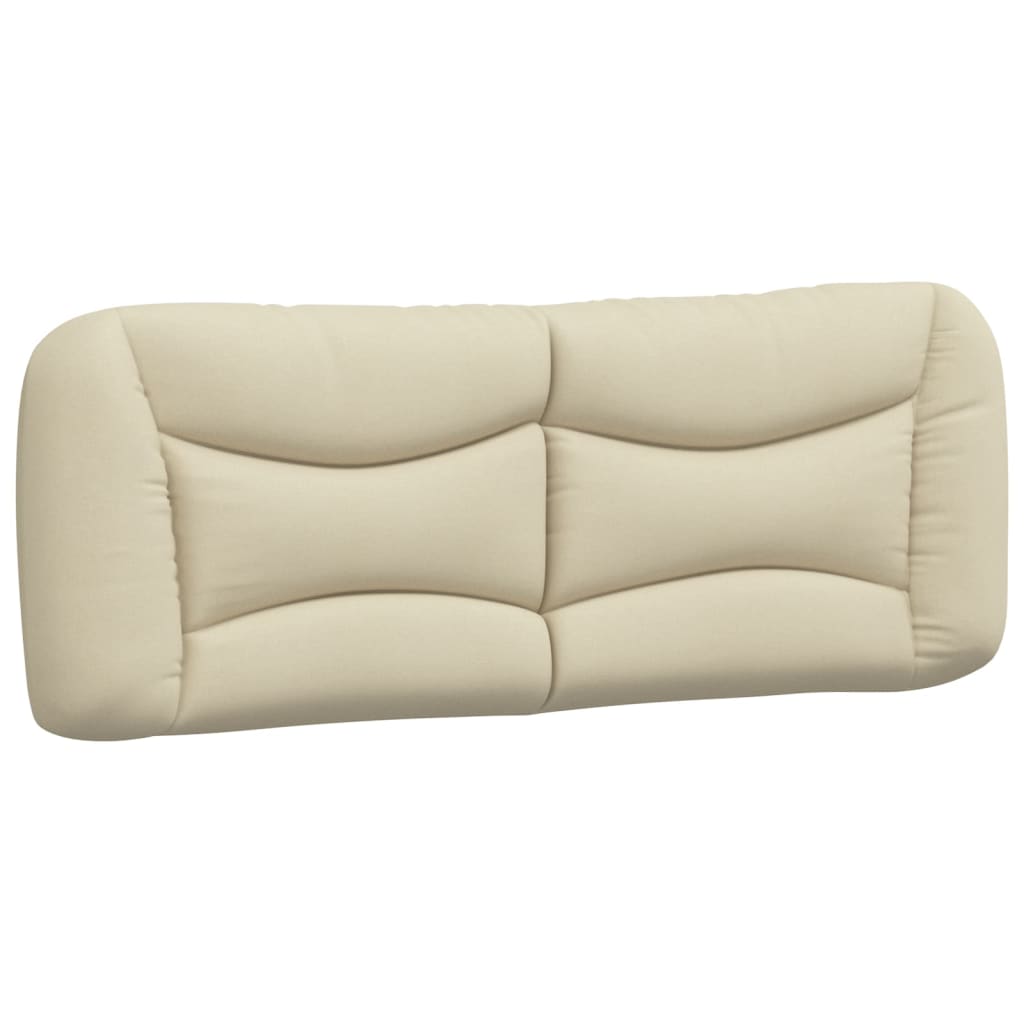 Postel S Matrací Hvar Krémová 140 X 200 Cm Textil