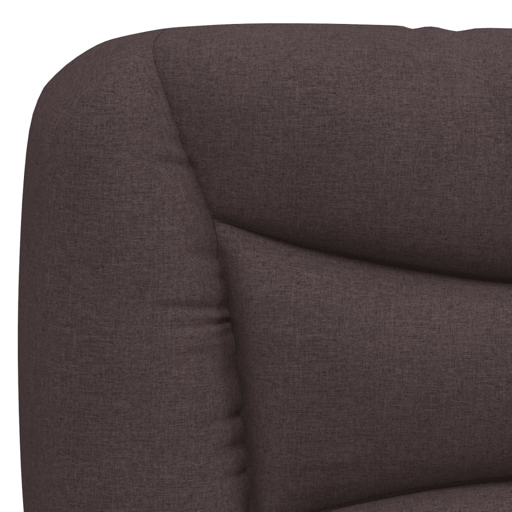 Rám Postele S Led Bez Matrace Hvar Tmavě Hnědý 80 X 200 Cm Textil