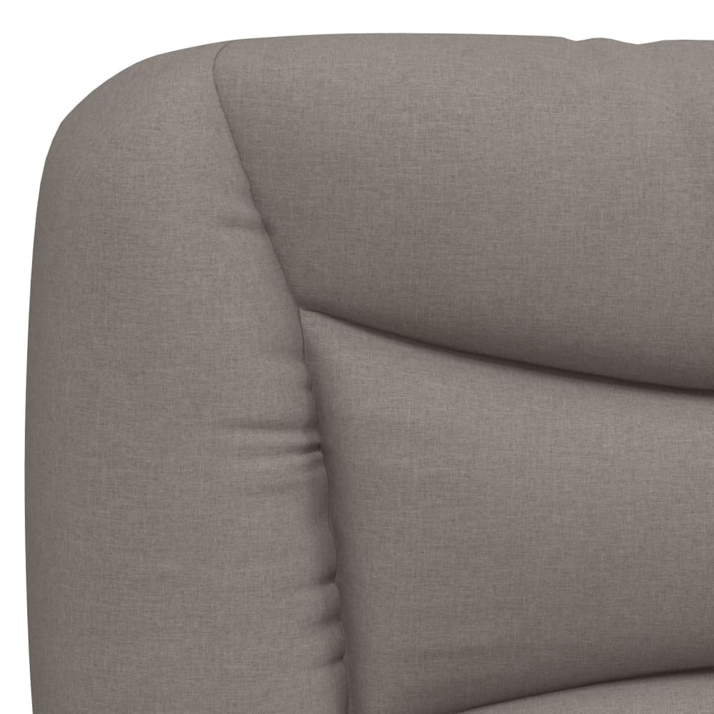 Rám Postele S Led Bez Matrace Hvar Taupe 90X190 Cm Látka