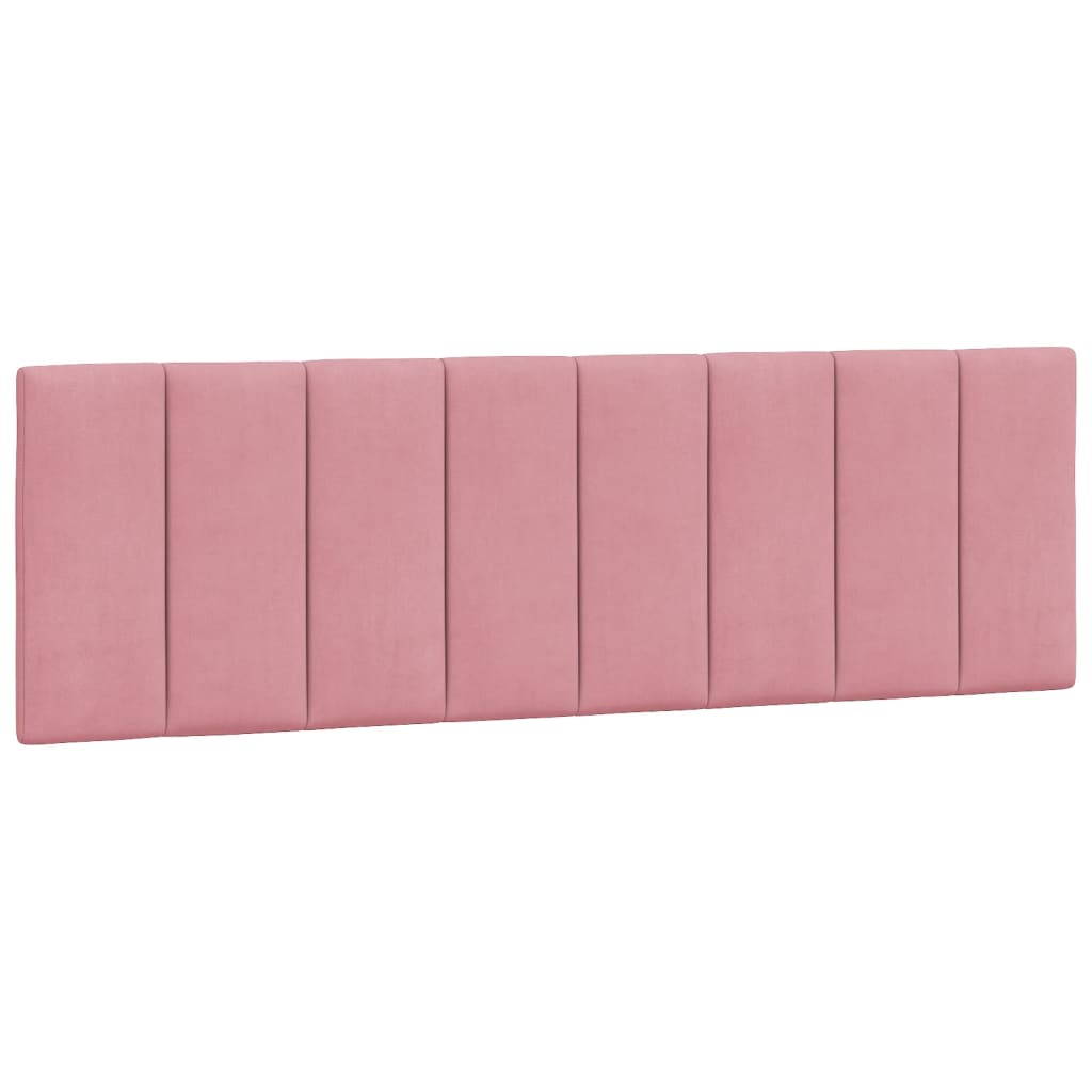Rám Postele S Led Osvětlením Bez Matrace Hanko Růžový 160 X 200 Cm Samet