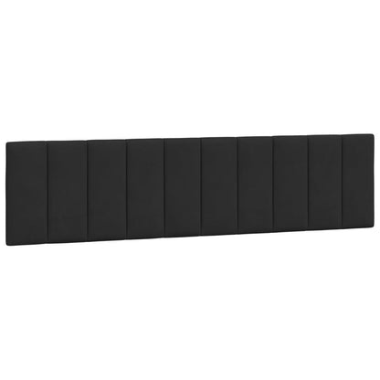 Rám Postele S Led Osvětlením Bez Matrace Hanko Černý 200 X 200 Cm Samet