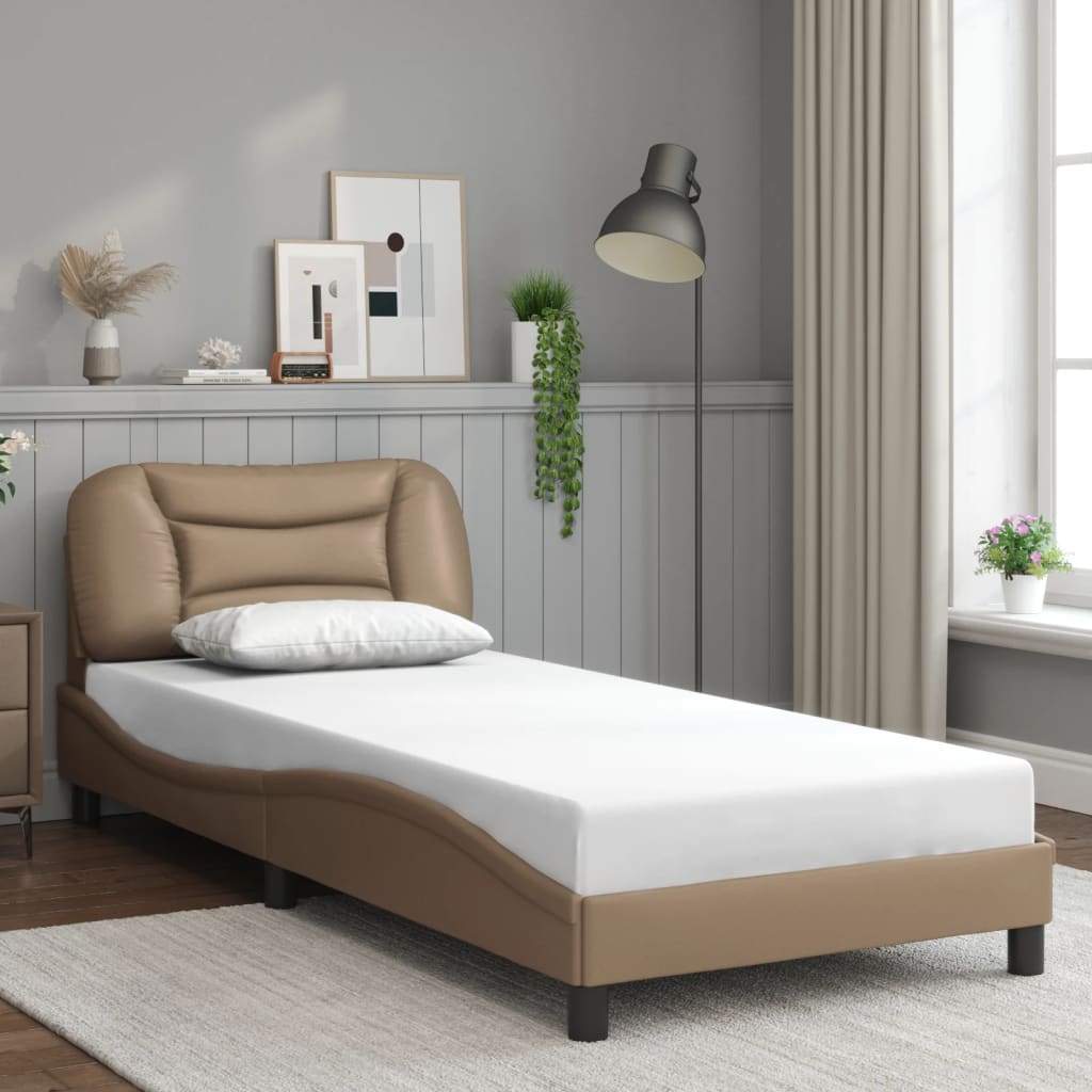 Rám Postele S Led Bez Matrace Hvar Cappuccino 90 X 200 Cm