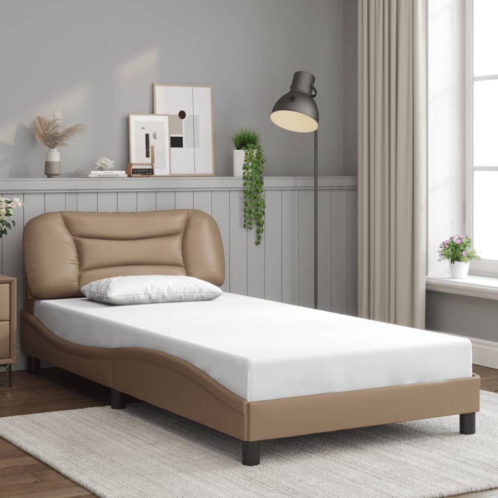 Rám Postele S Led Bez Matrace Hvar Cappuccino 100 X 200 Cm