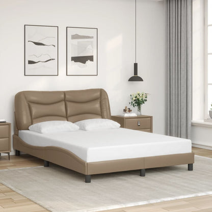 Rám Postele S Led Bez Matrace Hvar Cappuccino 140 X 190 Cm