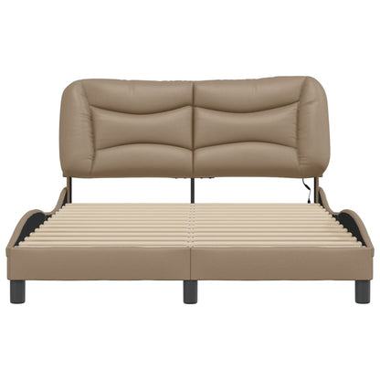 Rám Postele S Led Bez Matrace Hvar Cappuccino 140 X 190 Cm
