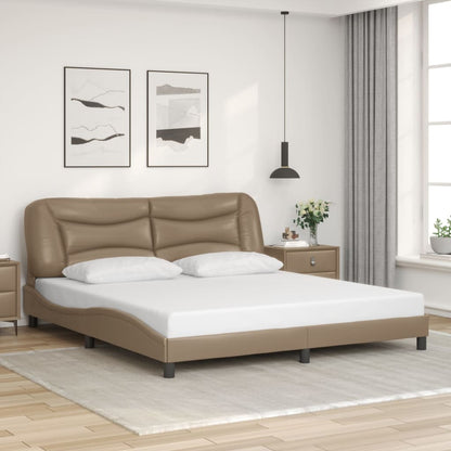 Rám Postele S Led Bez Matrace Hvar Cappuccino 180X200 Cm