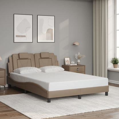 Rám Postele Viana S Led Bez Matrace Cappuccino 140 X 190 Cm
