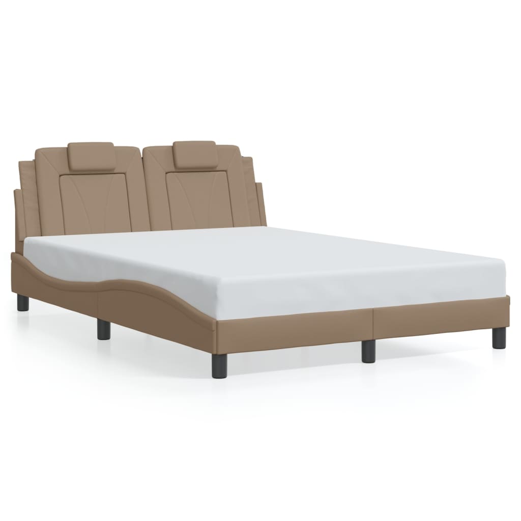 Rám Postele Viana S Led Bez Matrace Cappuccino 140 X 190 Cm