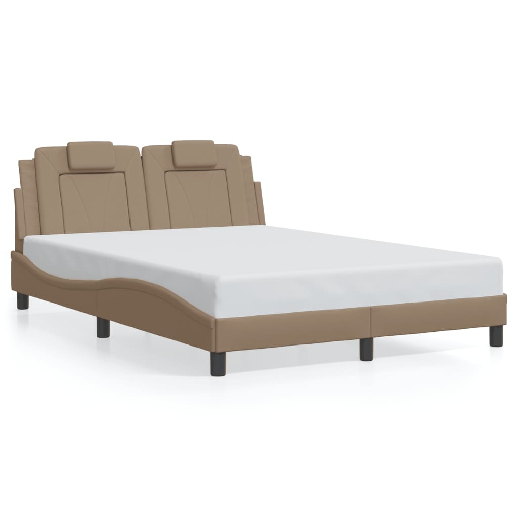 Rám Postele Viana S Led Bez Matrace Cappuccino 140 X 200 Cm