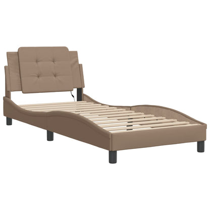 Rám Postele S Led Bez Matrace Zadar Cappuccino 80 X 200 Cm