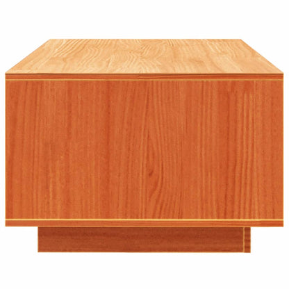 Konferenční Stolek Voskově Hnědý 110X50X33,5 Cm Masiv Borovice