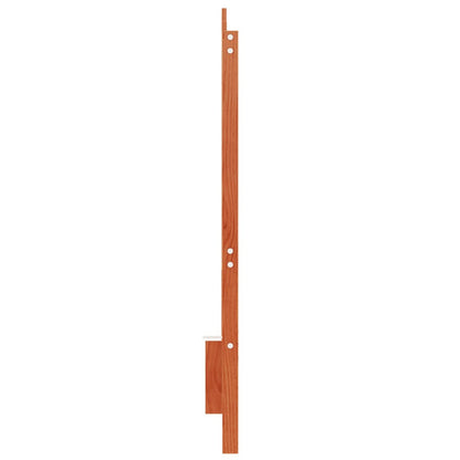Čelo Postele Voskově Hnědé 135 Cm Masivní Borové Dřevo