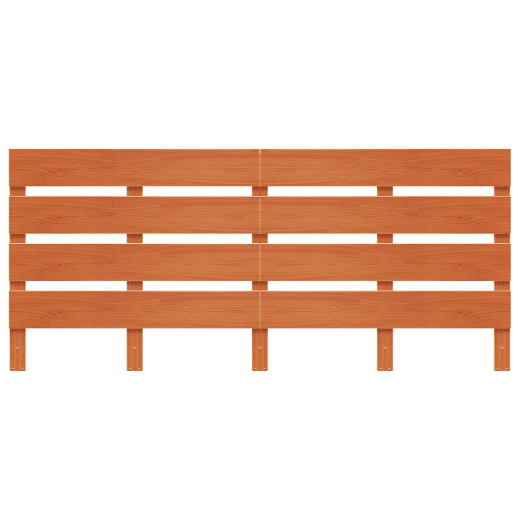 Čelo Postele Voskově Hnědé 180 Cm Masivní Borové Dřevo