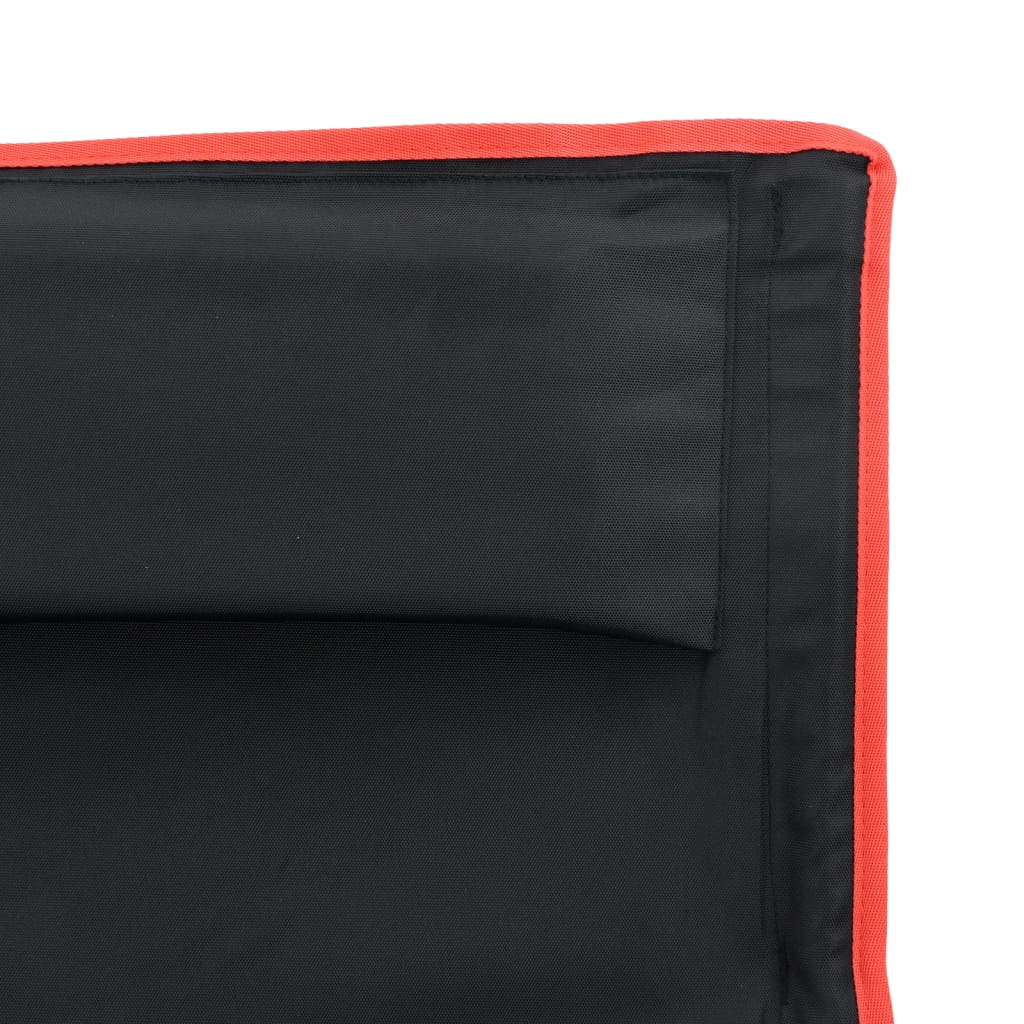 Skládací Kempingové Židle 2 Ks Černé Oxfordská Látka A Hliník