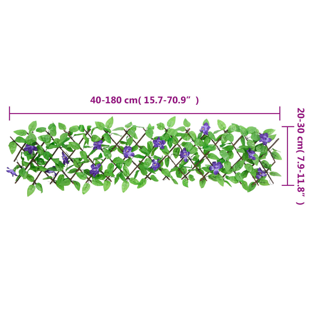 Treláže S Umělým Břečťanem Roztahovací 5 Ks Zelené