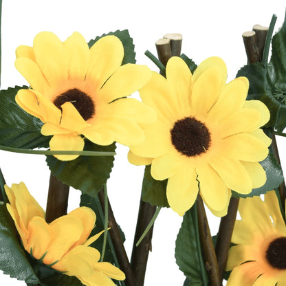 Treláže S Umělým Břečťanem Roztahovací 5 Ks Žluté