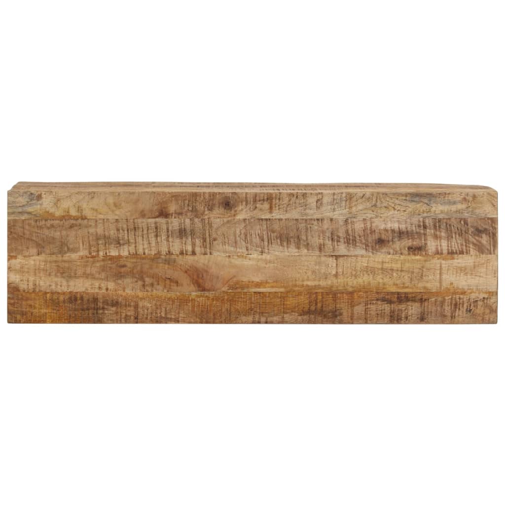 Konzolový Stolek 110X30X75 Cm Masivní Hrubý Mangovník A Železo