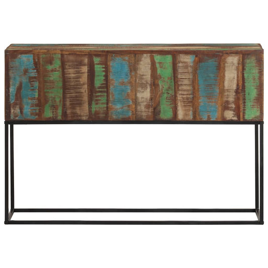 Konzolový Stolek 110X30X75Cm Masivní Recyklované Dřevo A Železo