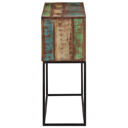 Konzolový Stolek 110X30X75Cm Masivní Recyklované Dřevo A Železo