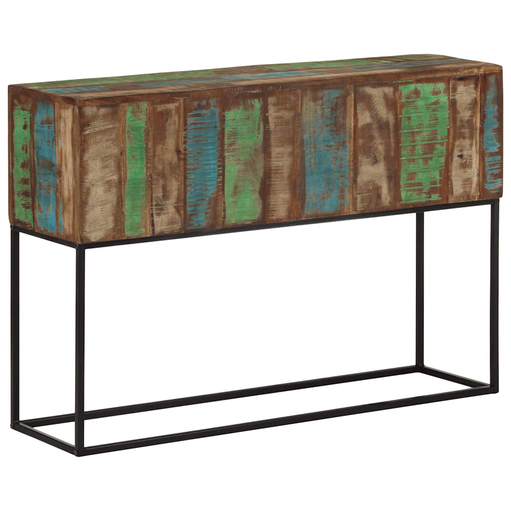 Konzolový Stolek 110X30X75Cm Masivní Recyklované Dřevo A Železo
