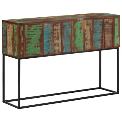 Konzolový Stolek 110X30X75Cm Masivní Recyklované Dřevo A Železo