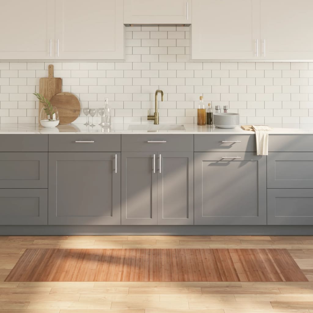 Koberec Obdélníkový Bambus Přírodní