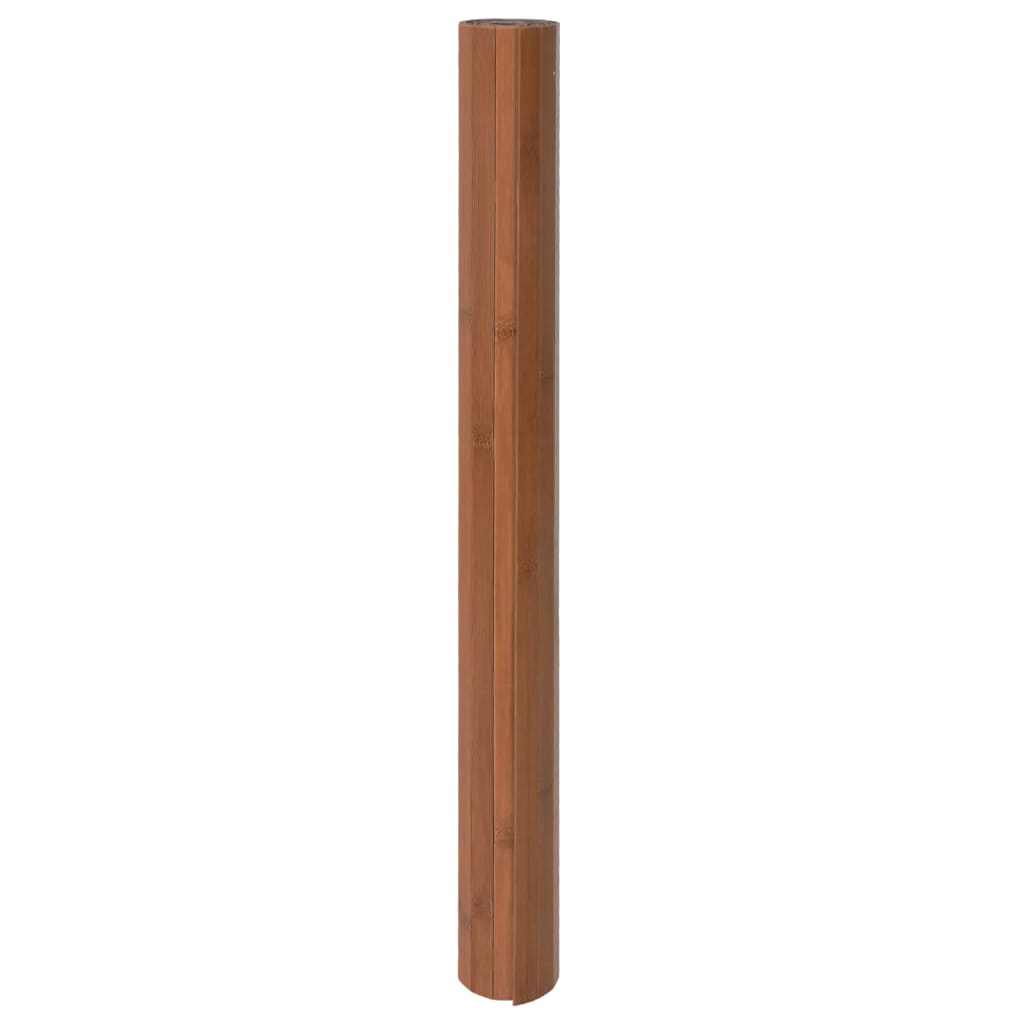 Koberec obdélníkový hnědý 100 x 400 cm bambus
