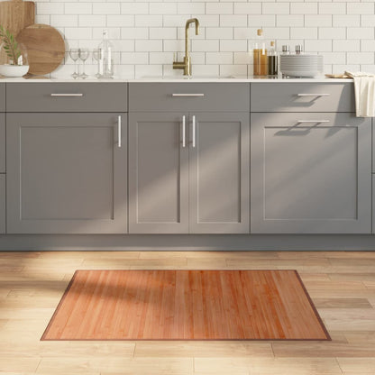 Koberec Obdélníkový Světle Přírodní Bambus