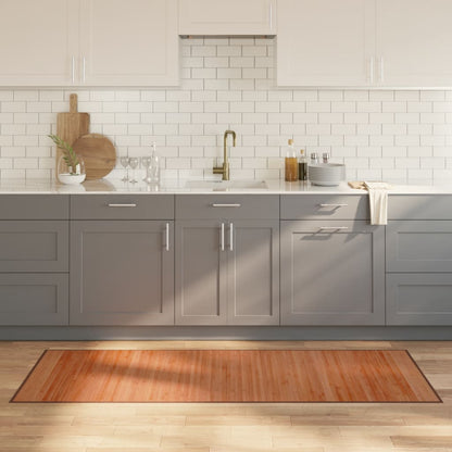 Koberec Obdélníkový Světle Přírodní Bambus