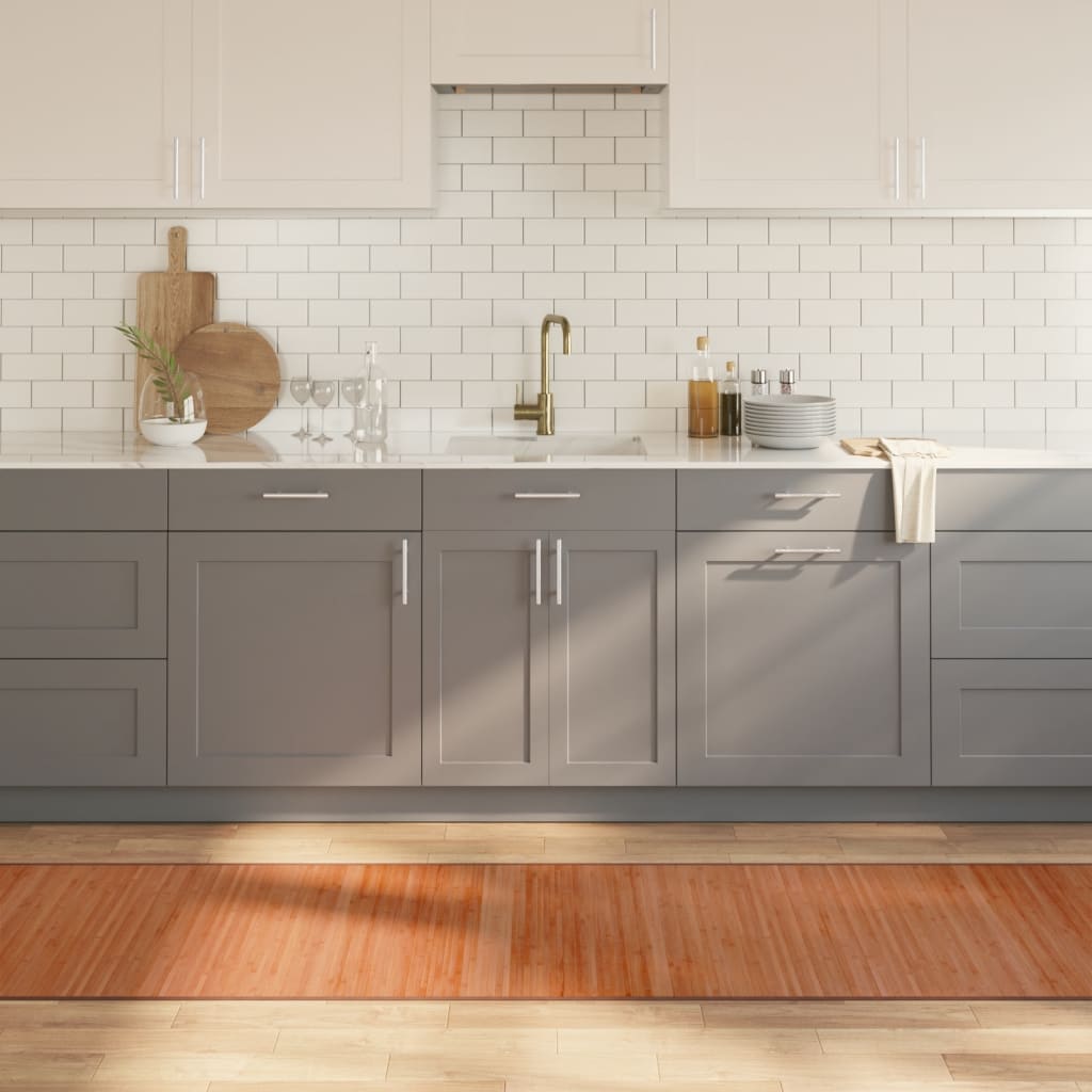 Koberec Obdélníkový Světle Přírodní Bambus