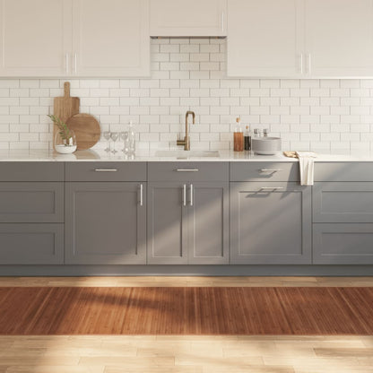 Koberec Obdélníkový Světle Přírodní Bambus